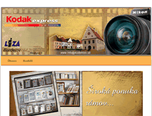 Tablet Screenshot of kodakfoto.sk